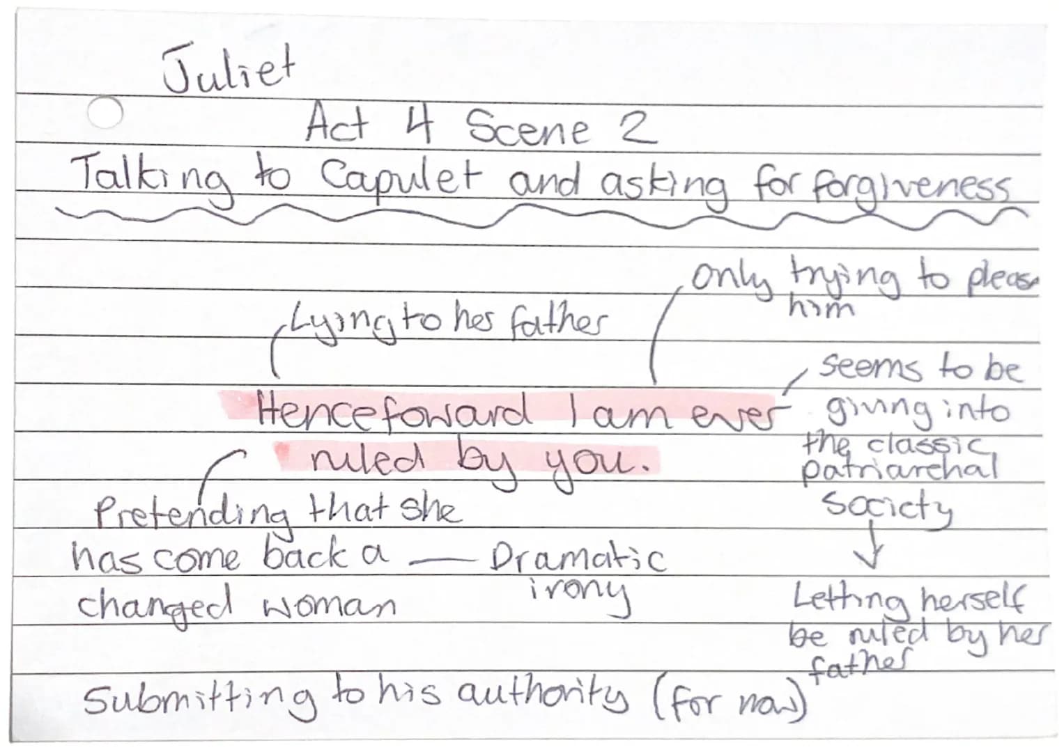 
<h2 id="act1scene3">Act 1, Scene 3</h2>
<p>Juliet is talking to her mother about marrying Paris. She is respectful and obedient, indicating