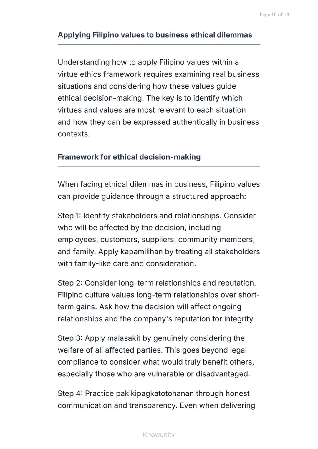 # Virtue ethics and Filipino values in business ethics

Understanding virtue ethics and how Filipino values shape business practices

## Wha