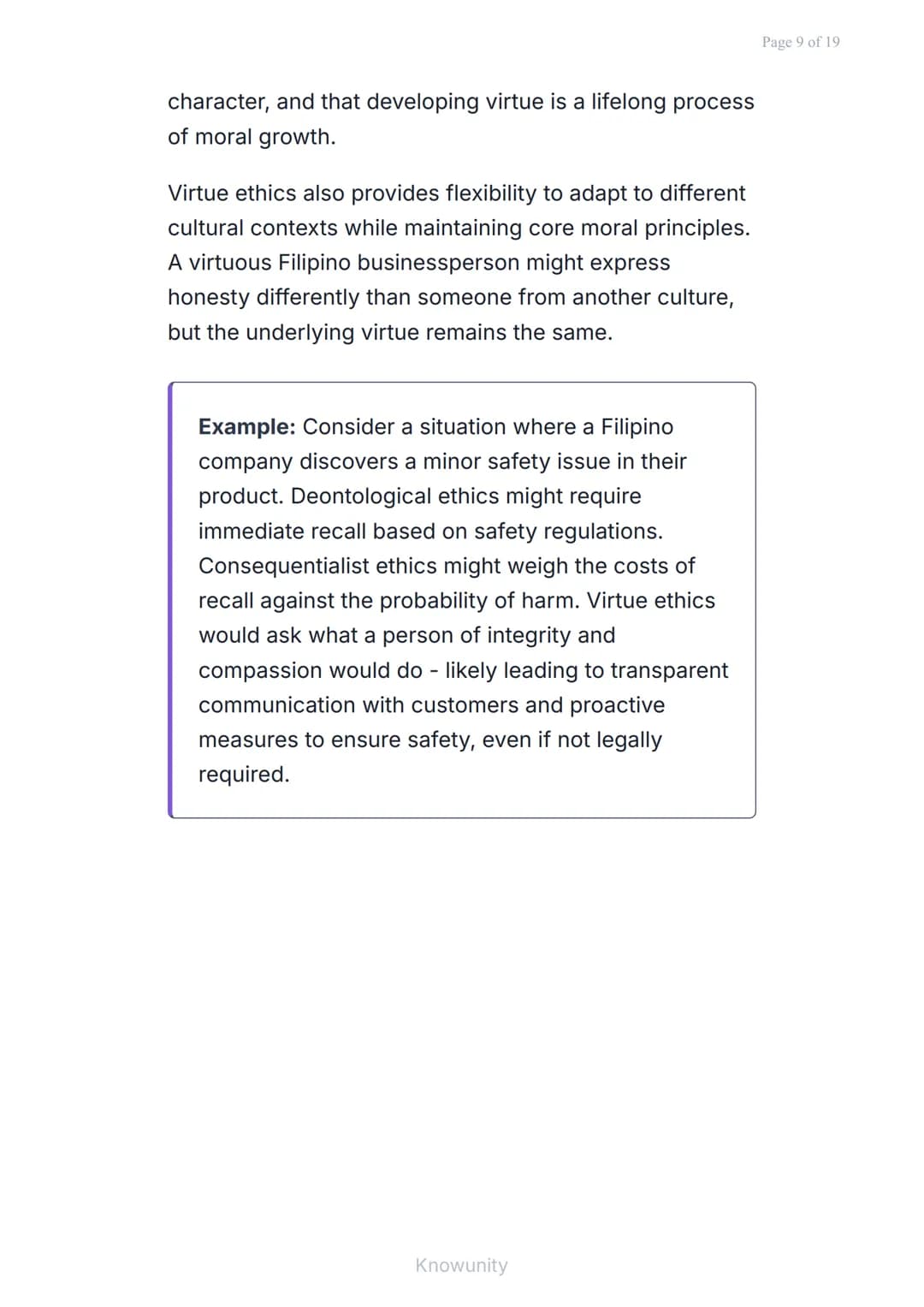 # Virtue ethics and Filipino values in business ethics

Understanding virtue ethics and how Filipino values shape business practices

## Wha