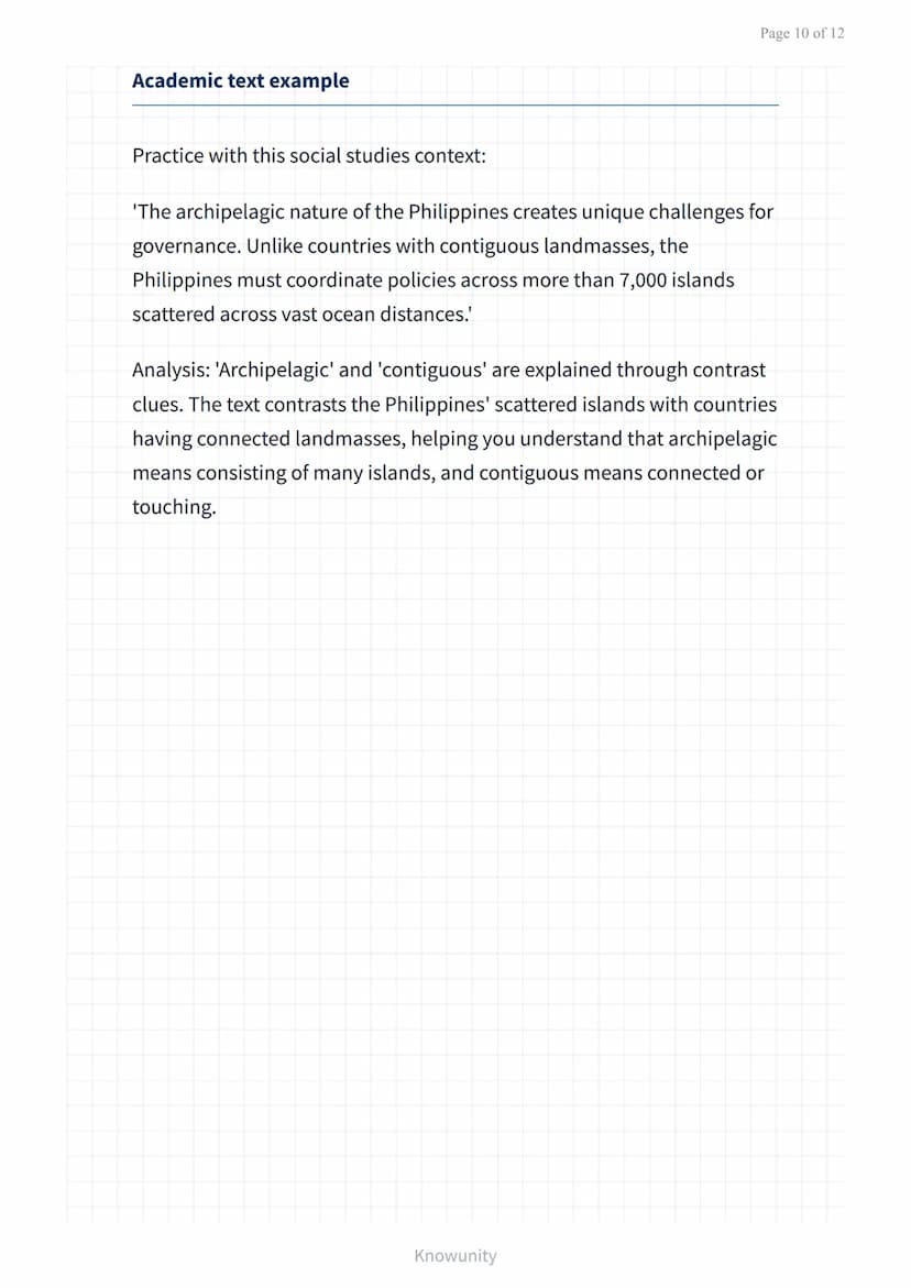 Reading comprehension and strategies: Context clues and
vocabulary
Master context clues and vocabulary strategies for
better reading
What yo
