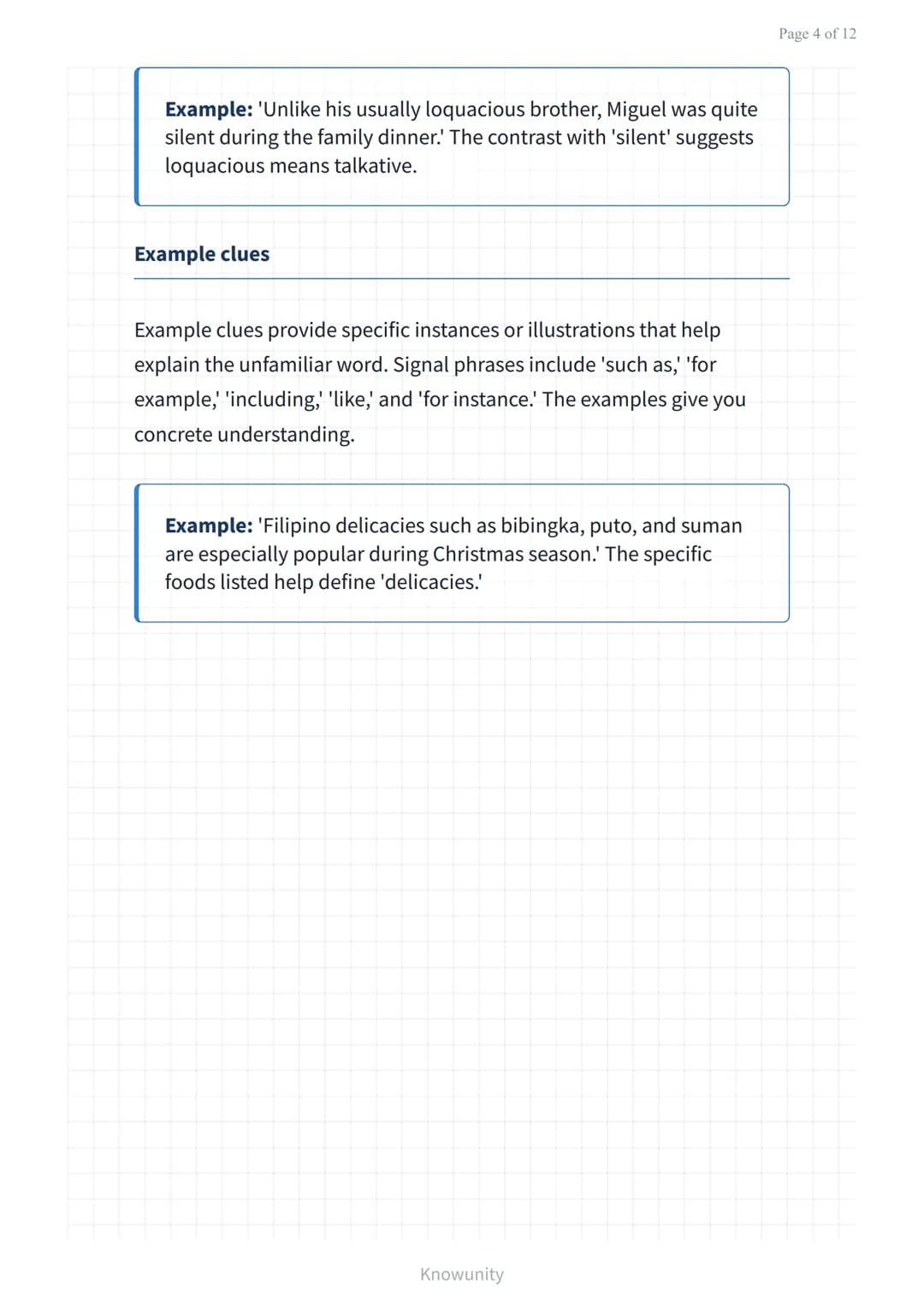 Reading comprehension and strategies: Context clues and
vocabulary
Master context clues and vocabulary strategies for
better reading
What yo