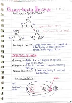 Know Biomolecules with Subtopics of Water, Nucleic Acids, Carbs & Lipids, and Proteins thumbnail