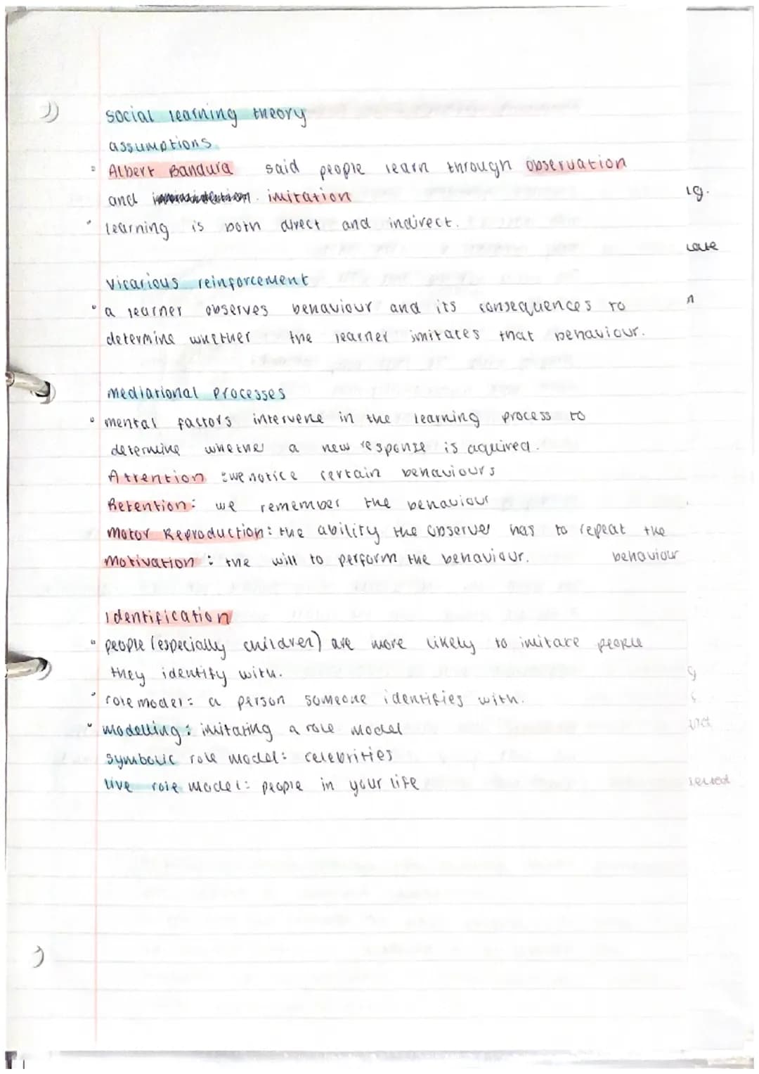 <h3 id="sociallearningtheoryassumptions">Social Learning Theory Assumptions</h3>
<p>Albert Bandura proposed the Social Learning Theory (SLT)