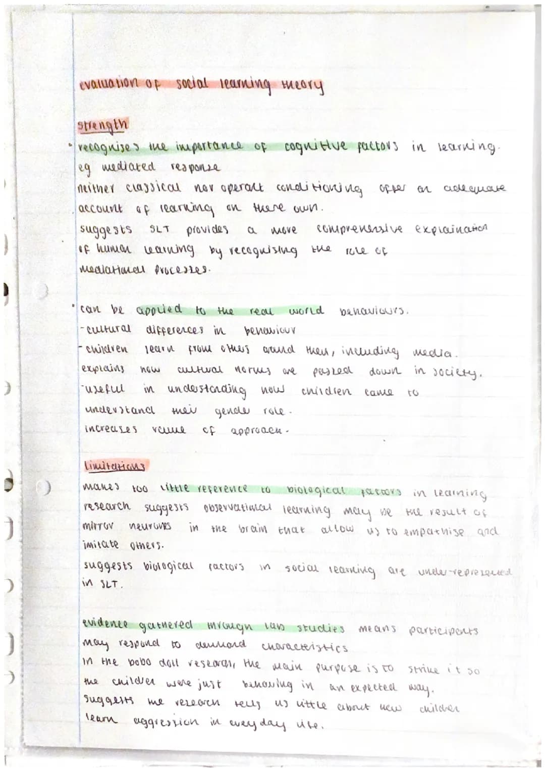 <h3 id="sociallearningtheoryassumptions">Social Learning Theory Assumptions</h3>
<p>Albert Bandura proposed the Social Learning Theory (SLT)