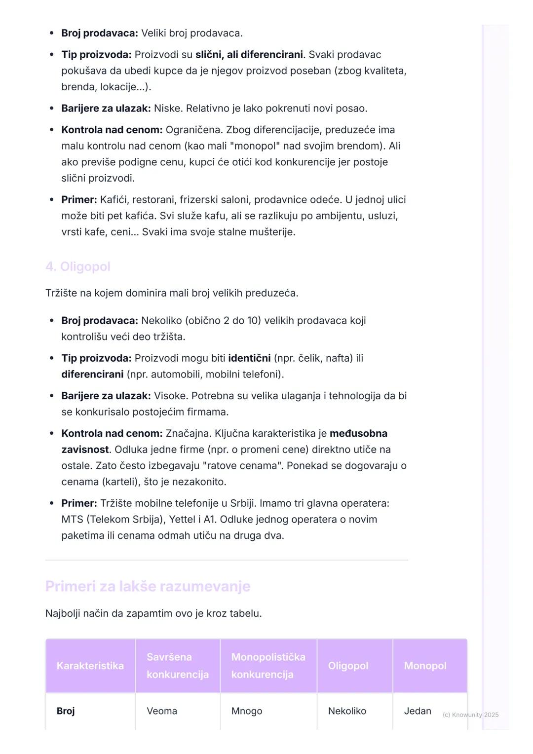 # Vrste tržišnih struktura (uvod)

Uvod u tržišne strukture

Tržišna struktura opisuje kako je organizovano neko tržište. U suštini,
gledamo
