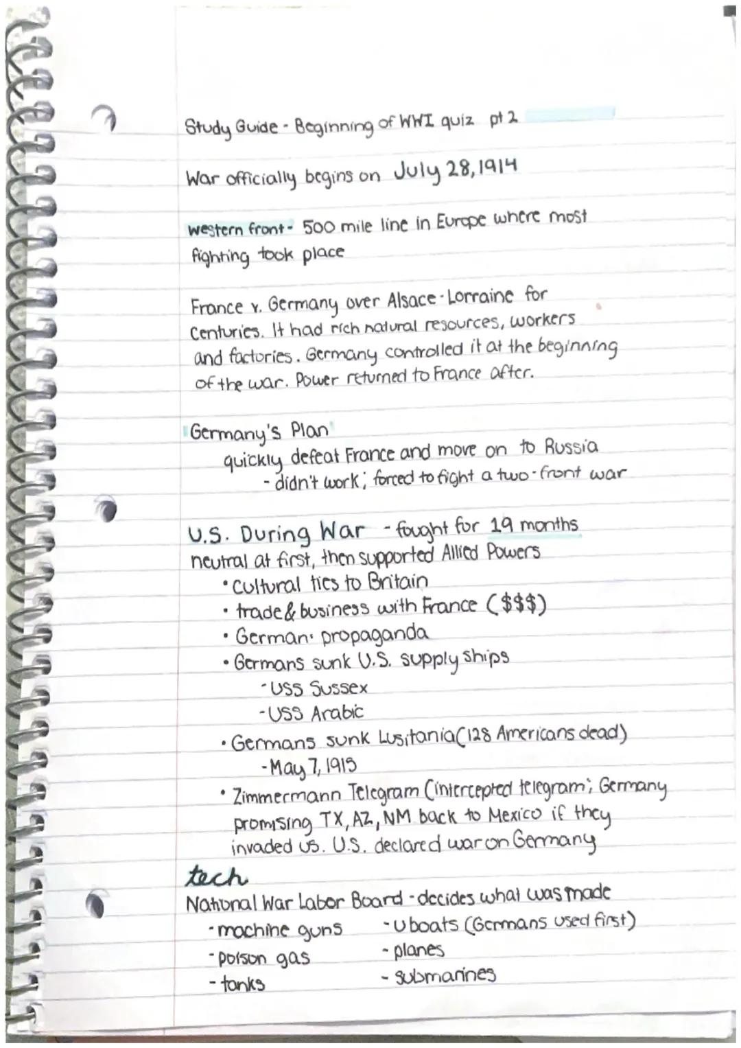 Study Guide-Beginning of WWI quiz.
M.A.I.N - causes of the war
ilitarism
building the military, better technology
Iliances
aligning with oth