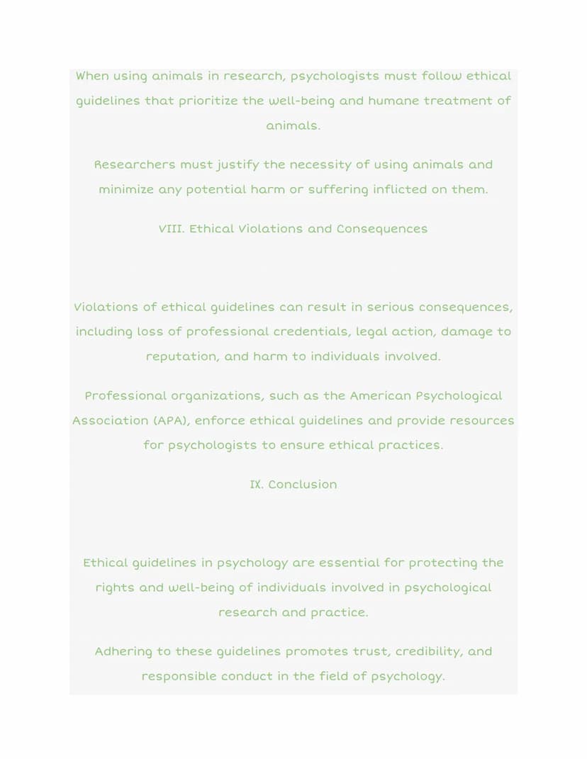 1.6 Ethical Guidelines in Psychology
Info
I understand
I. Introduction to Ethical Guidelines
Ethical guidelines in psychology outline the pr