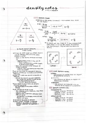 Know Density Notes, Video and Review Sheet thumbnail