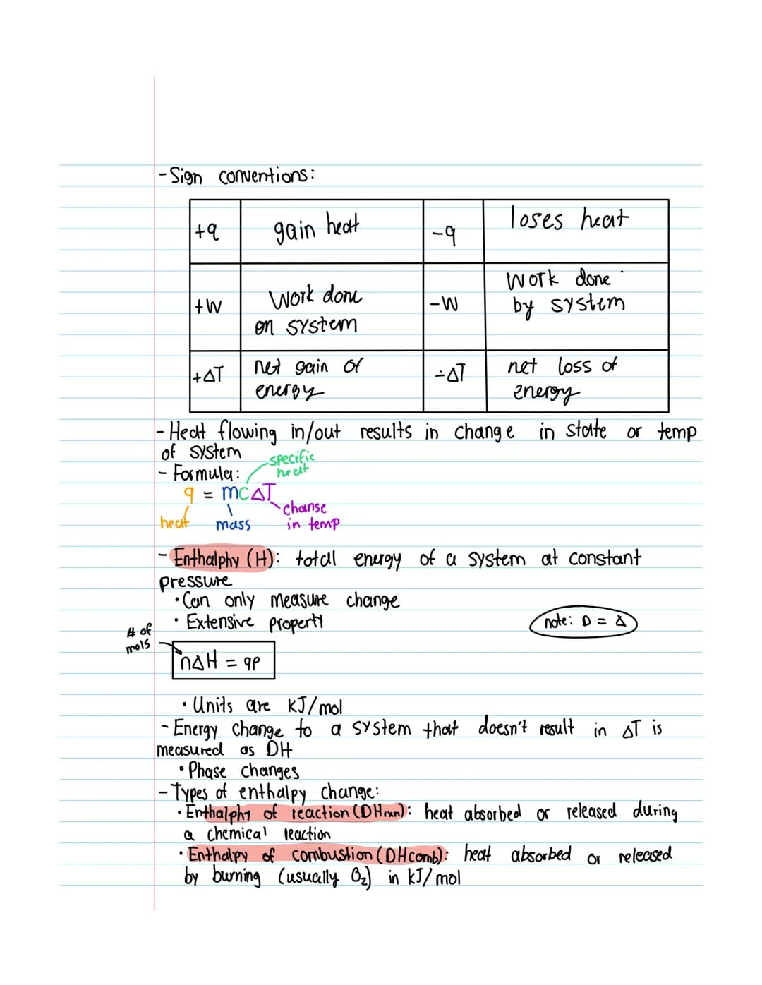 Chem H
Unit 10
2/7/2023
THERMOCHEMISTRY
-Heat: a form of energy that flows frm warm.
Low High KE
- Temperature: measure of avg KE of particl