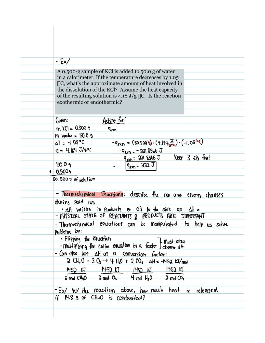 Chem H
Unit 10
2/7/2023
THERMOCHEMISTRY
-Heat: a form of energy that flows frm warm.
Low High KE
- Temperature: measure of avg KE of particl