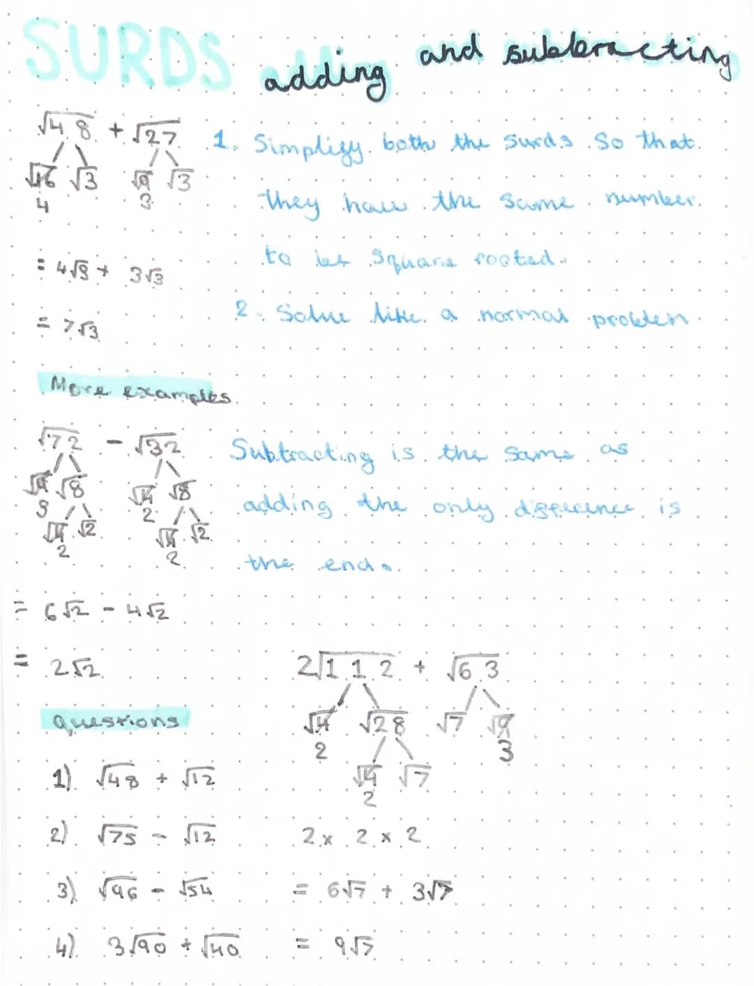 Fun Worksheets for Simplifying Surds and More!