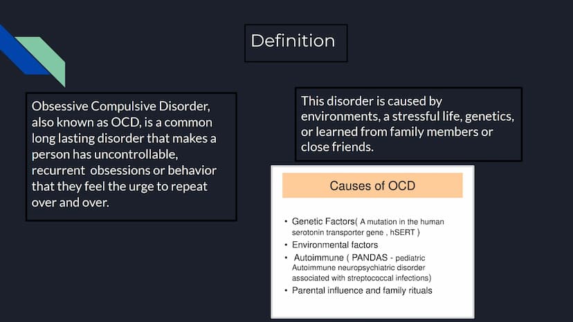 Obsessive
Compulsive Disorder habit
medicato ANXIETY
medication care N
anxiety
OCDS
ILLNESSEStress
therapy illness
mental
fearhealth
paranci