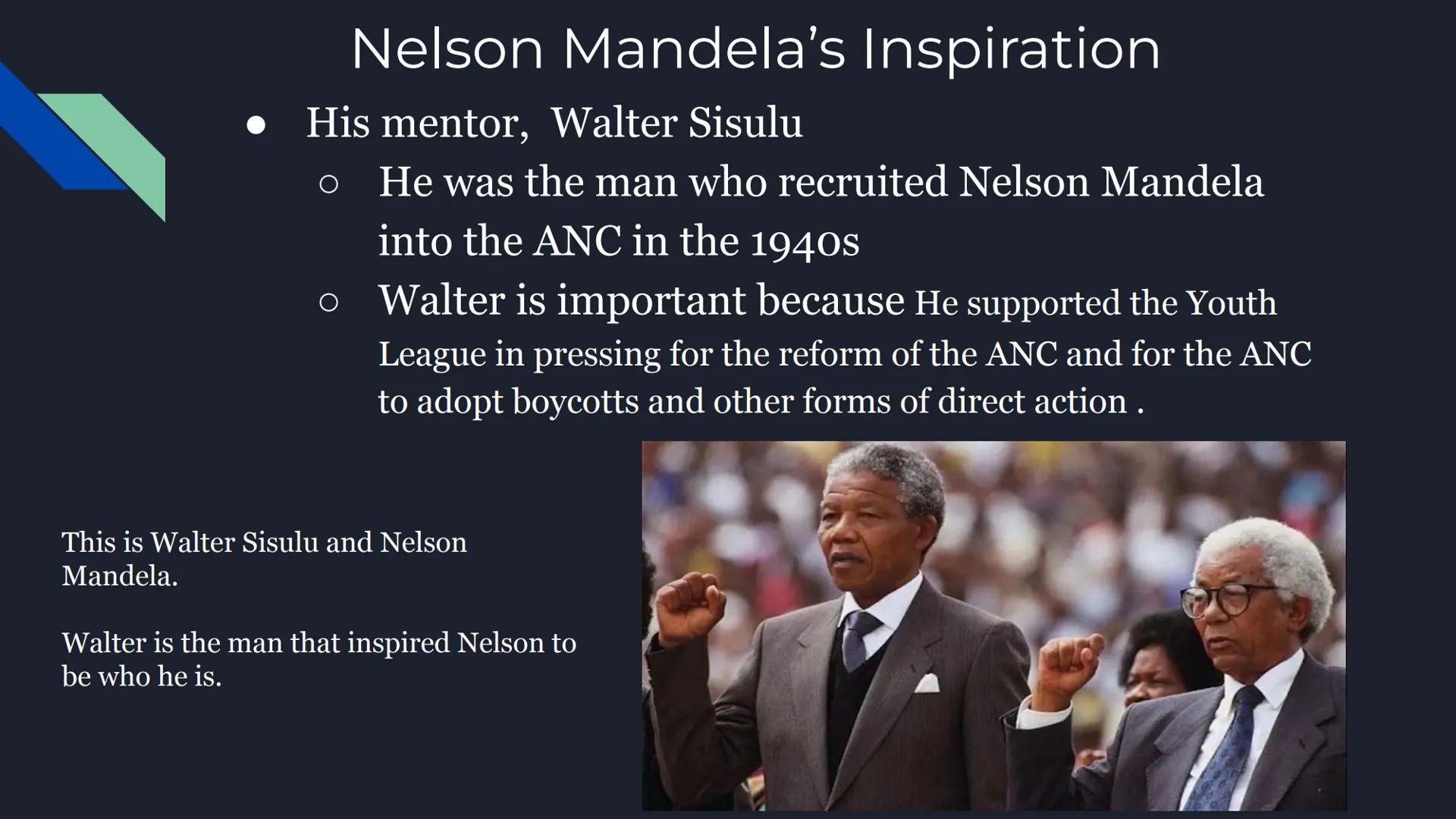 Nelson Mandela
By: Carmen Radford Nelson Mandela's background and childhood.
Born on: July 18, 1918
Born as: Nelson Rolihlahla Mandela
Place