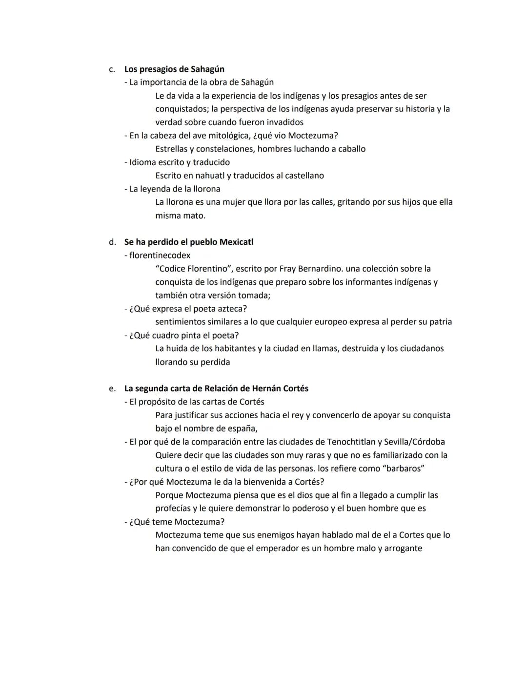 Guía de estudio - Examen Semestral 2022-23
I.
II.
Autores, obras, épocas y movimientos literarios:
a. Ver esquema de las obras
b. Saber de q