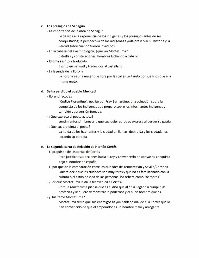 Guía de estudio - Examen Semestral 2022-23
I.
II.
Autores, obras, épocas y movimientos literarios:
a. Ver esquema de las obras
b. Saber de q