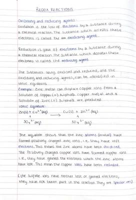 Know redox reactions  thumbnail