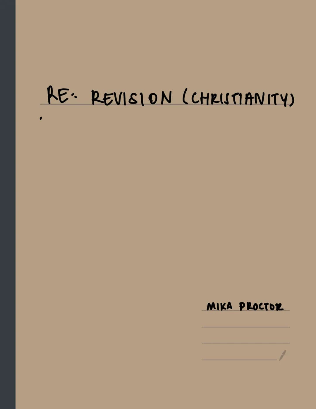RE: REVISION (CHRISTIANITY)
МІКА РРОСT02 christianity
TOPICS:
→Atonement & Salvation
Nature of God
→ Incarnation
Key words
SOURCES OF W&A
IN