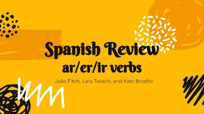 Know Review of Spanish verbs  thumbnail