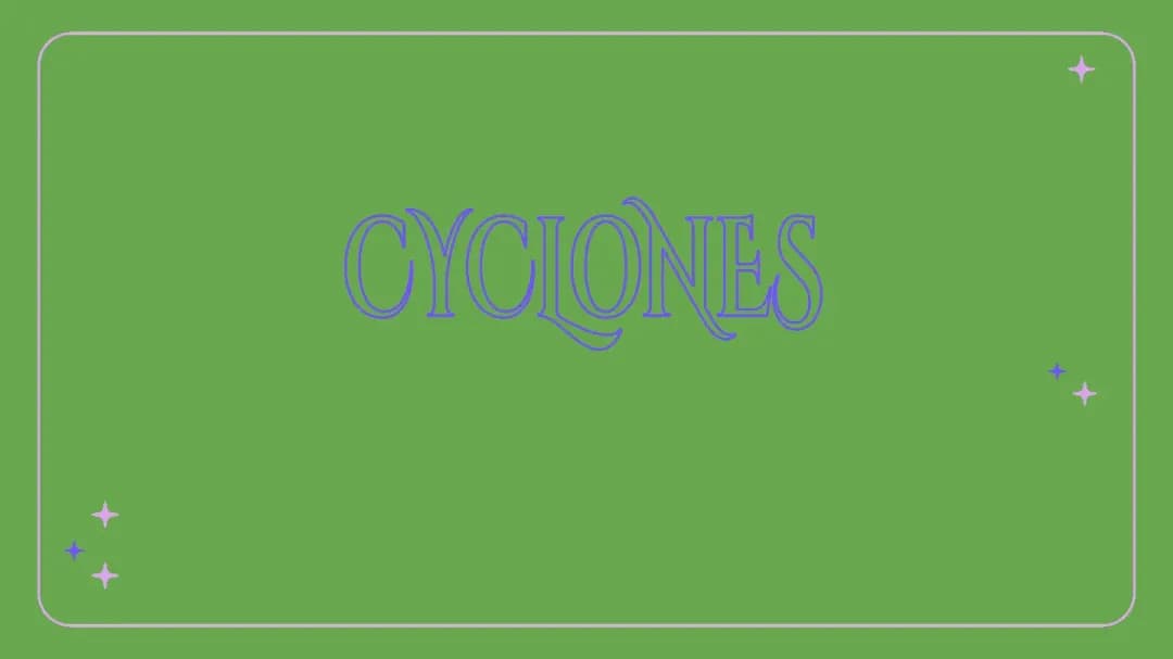 8th Grade Earth Science- Cyclones