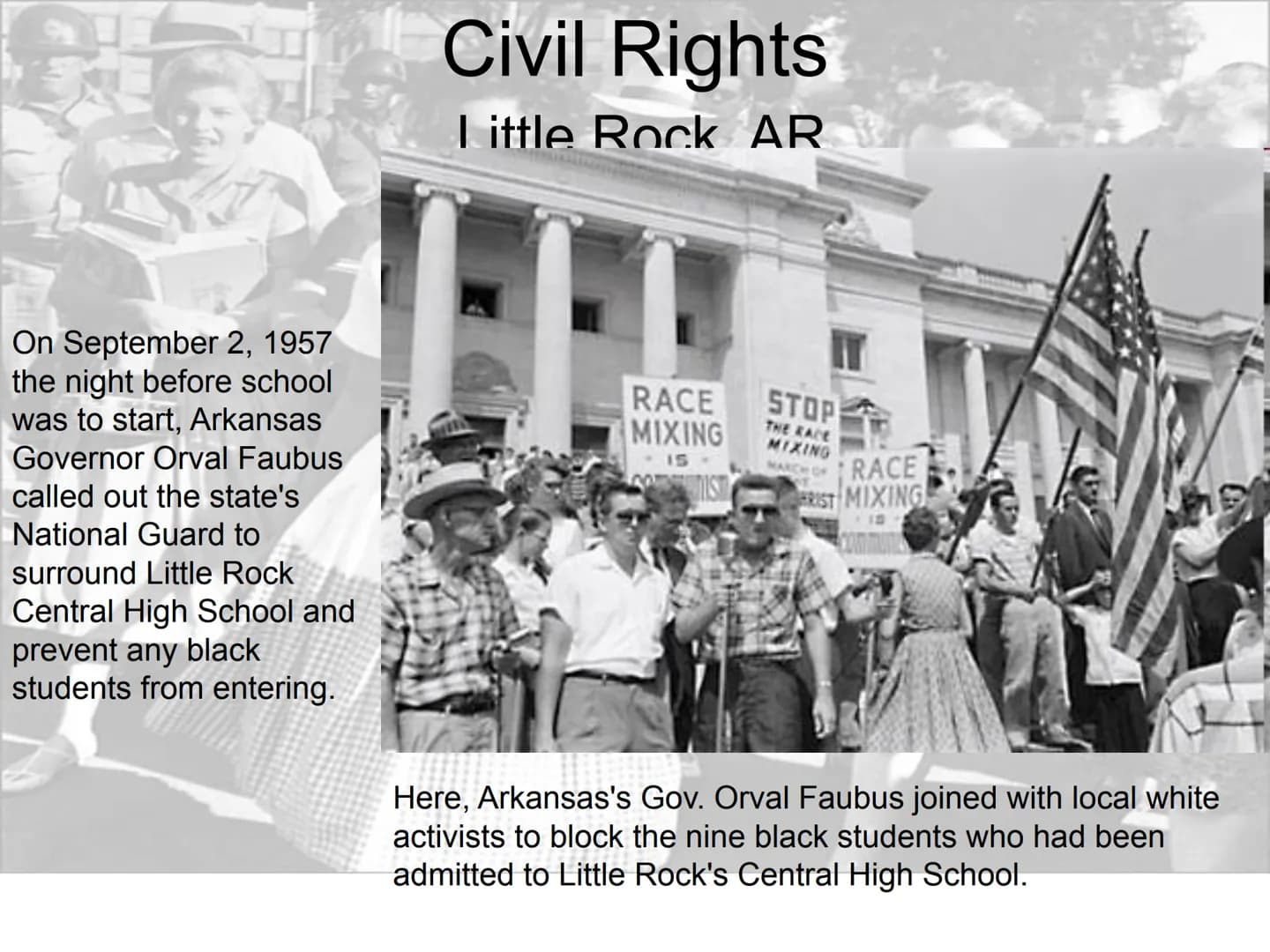5
Civil Rights Civil Rights
Plessy v. Ferguson (1896)
WHITE
WAITING ROOM
A landmark United States Supreme Court decision upholding the
const