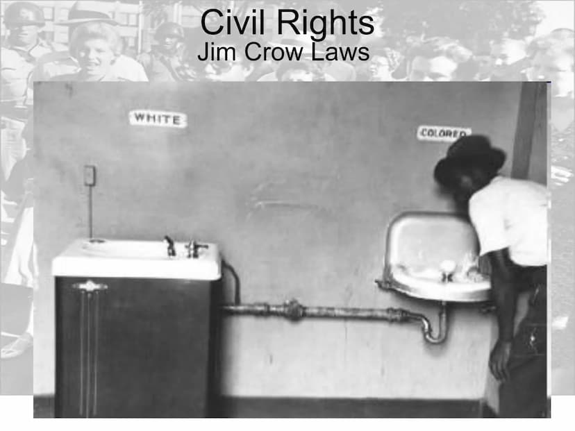 5
Civil Rights Civil Rights
Plessy v. Ferguson (1896)
WHITE
WAITING ROOM
A landmark United States Supreme Court decision upholding the
const