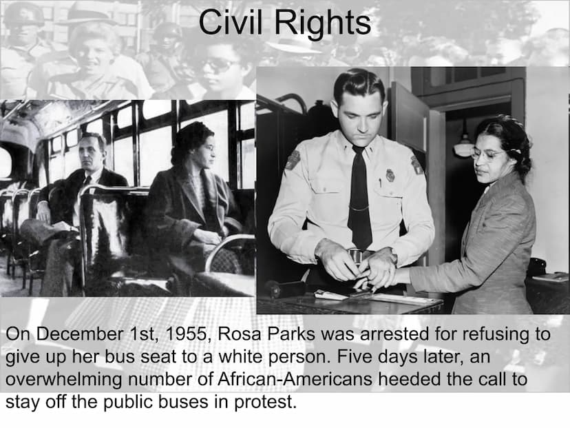 5
Civil Rights Civil Rights
Plessy v. Ferguson (1896)
WHITE
WAITING ROOM
A landmark United States Supreme Court decision upholding the
const