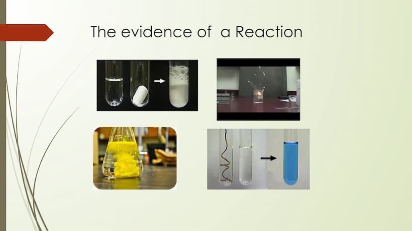 Chemical Reactions and
Balancing What Chemical Reactions around me?
What is a chemical reaction?
During a chemical reaction, chemical bonds 