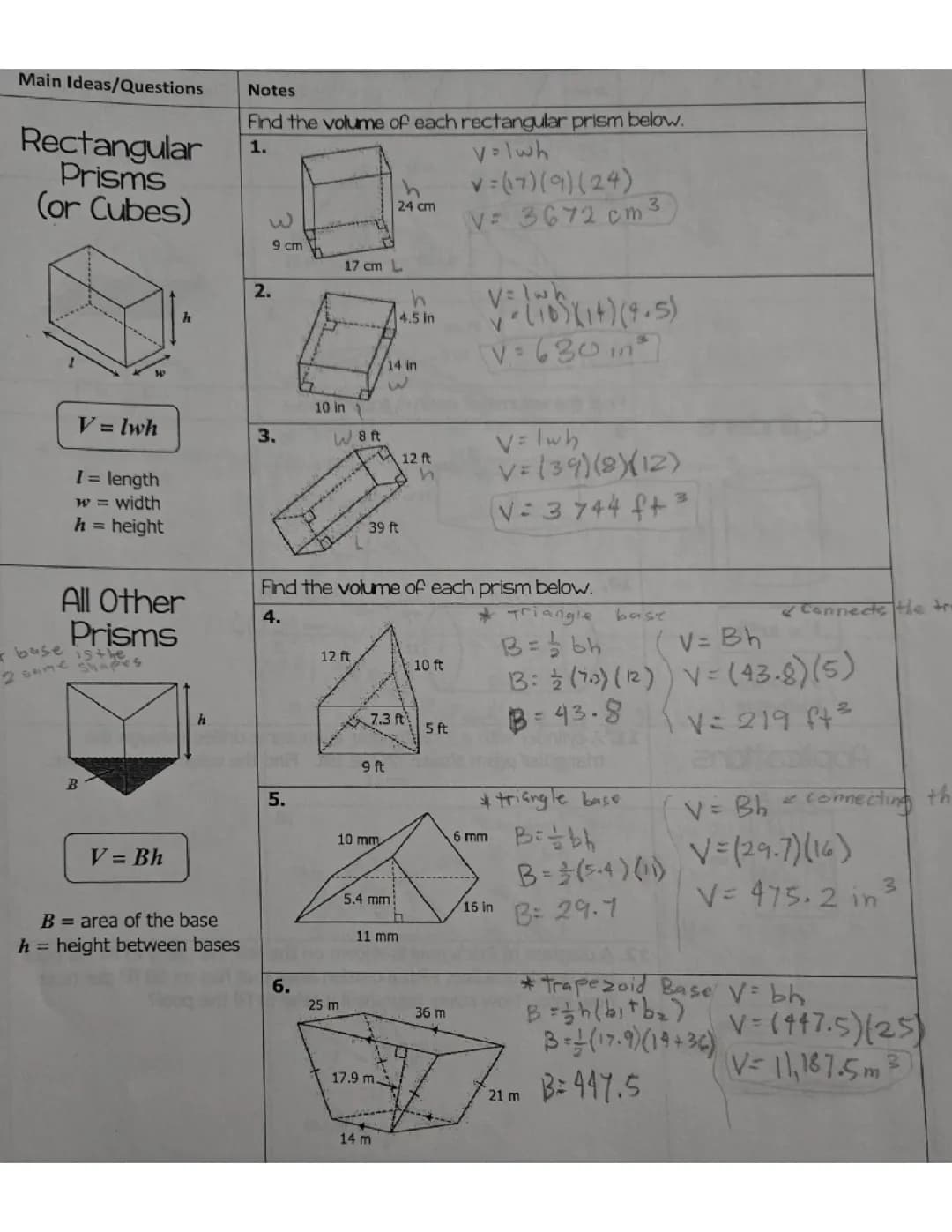 Rectangular prism
