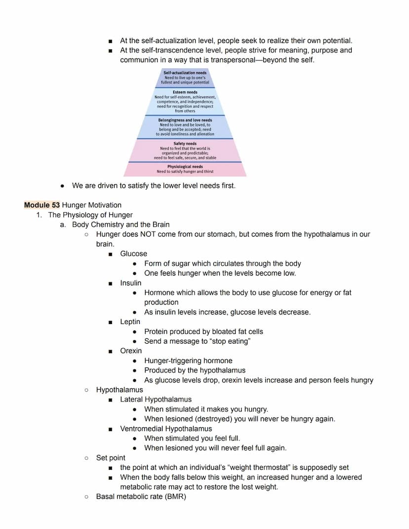 Unit 7 Part 1 Outline
Motivation & Emotion
Module 52 Motivational Concepts
Motivation - a need or desire that energizes and directs behavior