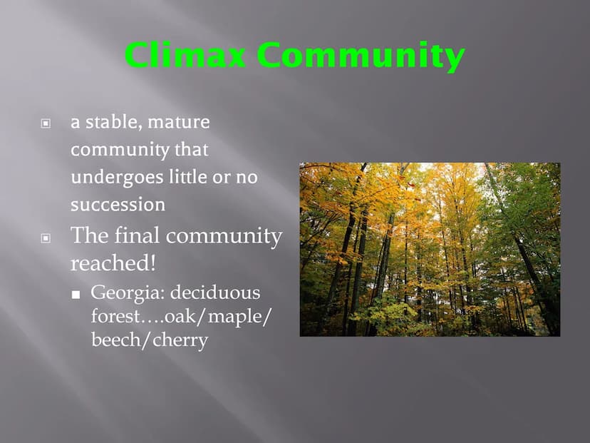 SUCCESSION
a series of changes in a community in which
new populations of organisms gradually
replace existing ones
Primary Succession
Secon