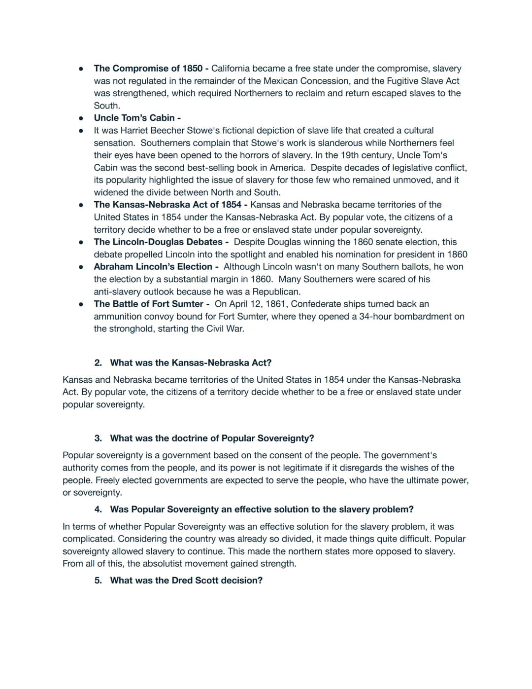 Slavery in America
US History (A) Civil War Era Study Guide
1. What were the conditions that enabled slavery to take root in America?
Due to