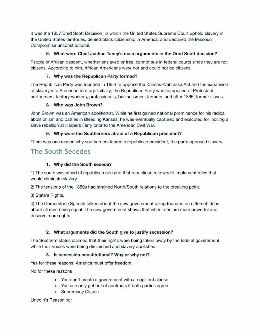 Slavery in America
US History (A) Civil War Era Study Guide
1. What were the conditions that enabled slavery to take root in America?
Due to