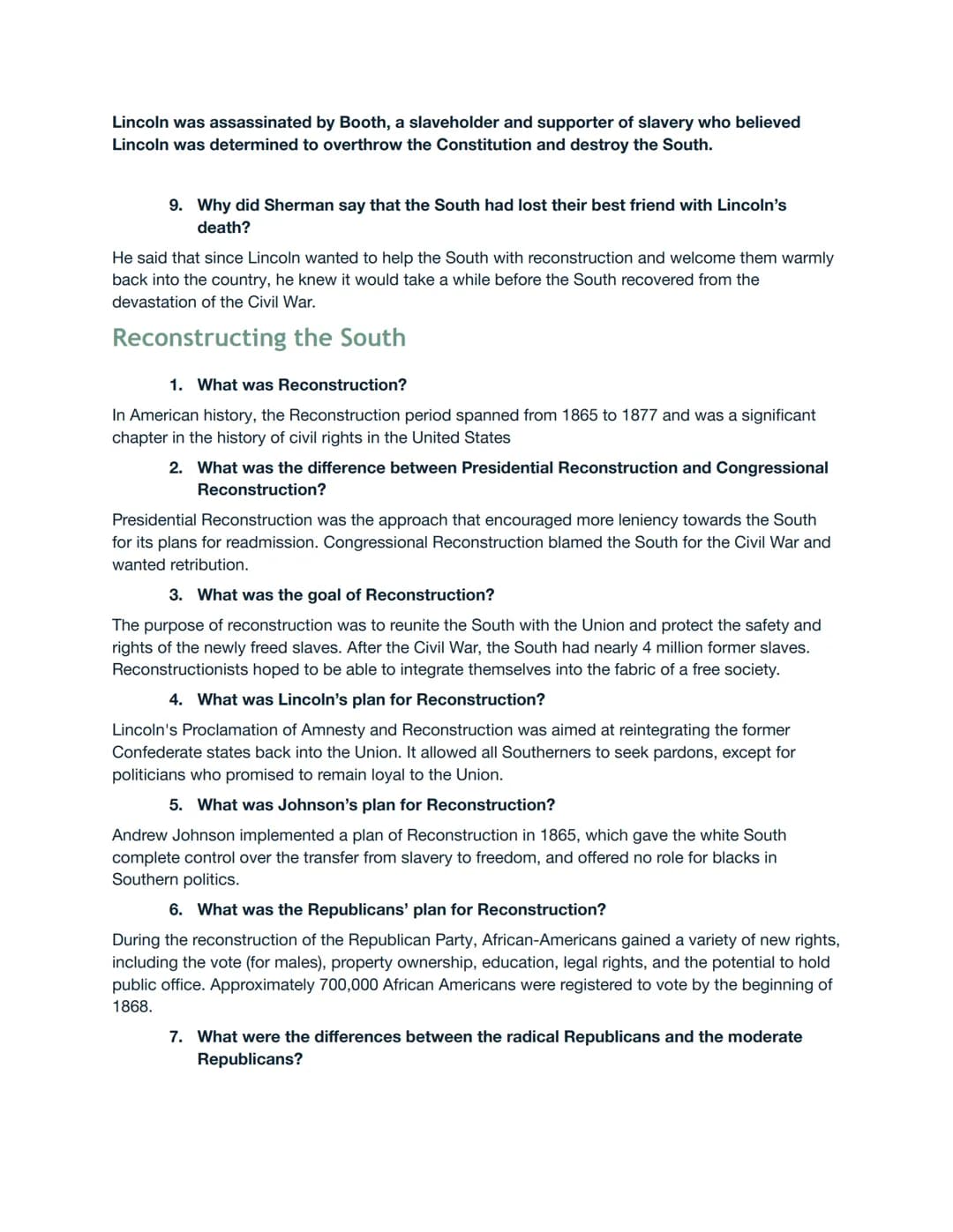 Slavery in America
US History (A) Civil War Era Study Guide
1. What were the conditions that enabled slavery to take root in America?
Due to