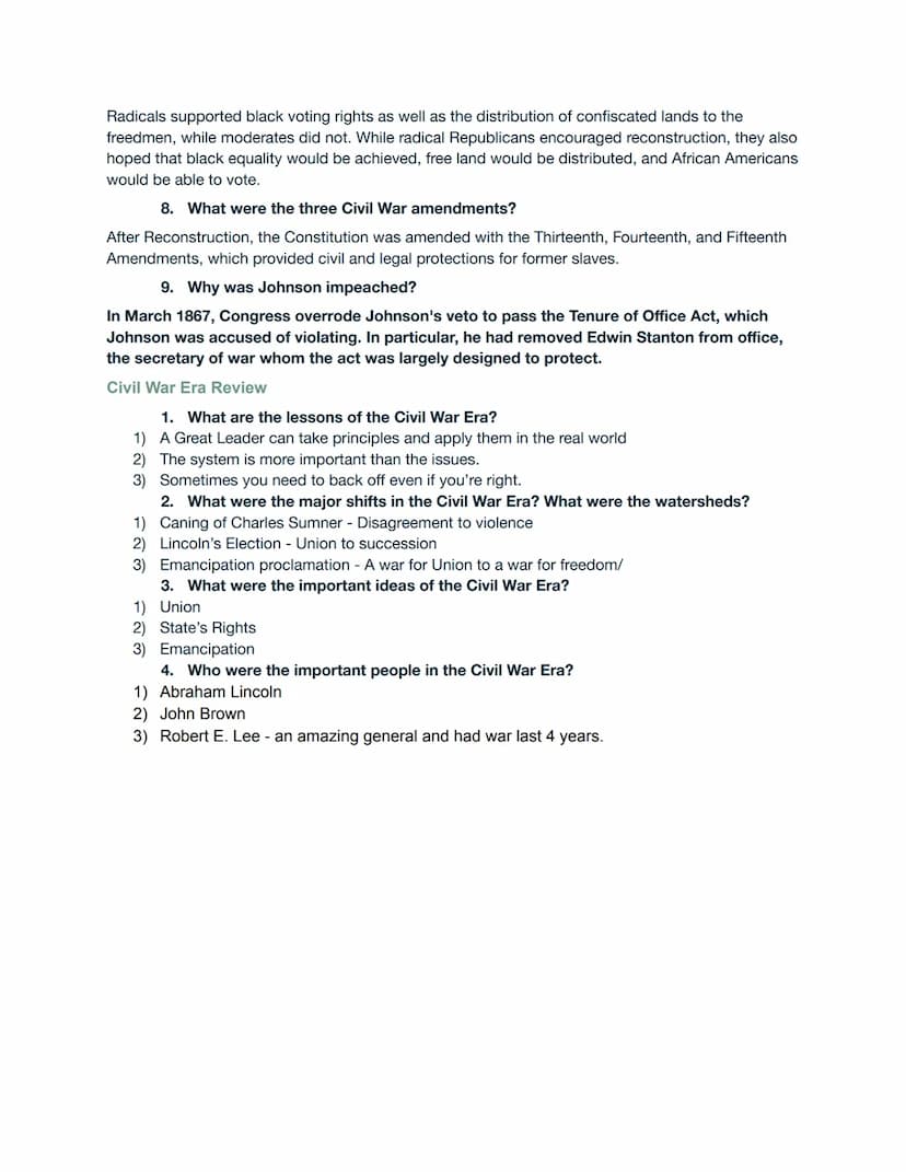 Slavery in America
US History (A) Civil War Era Study Guide
1. What were the conditions that enabled slavery to take root in America?
Due to