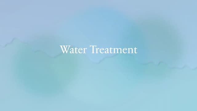 Know Water Treatment - Potable water and Waste Water thumbnail