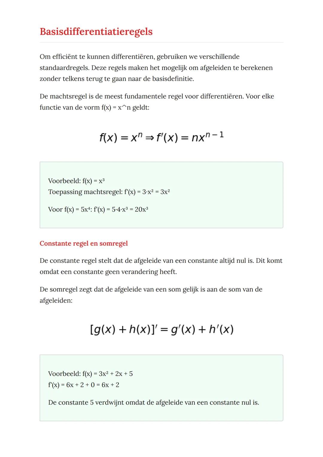 Afgeleiden en differentiëren: Van
basisbegrippen tot toepassingen
Complete gids voor afgeleiden, differentiëren en praktische
toepassingen
W