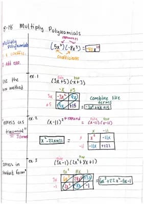 Know Multiplying Polynomials thumbnail