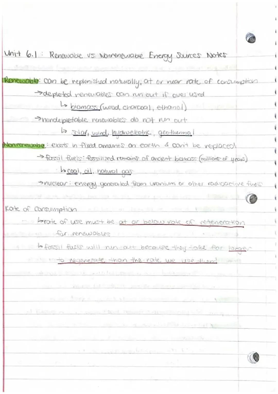 Renewable vs Nonrenewable Energy: Notes, Differences, and Examples