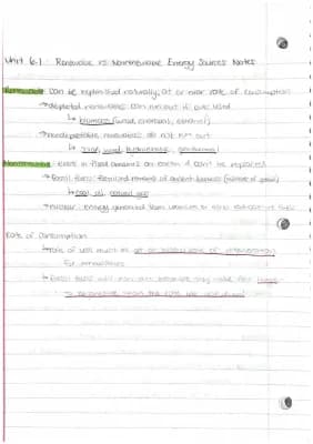 Know APES Unit 6: Energy thumbnail