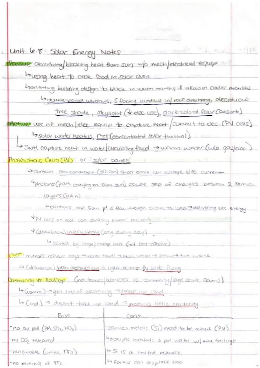 Unit 6.1: Renewable Vs. Nonrenewable Energy Sources Notes
Renewable: can be replenished naturally, at or near rate of consumption.
→depleted