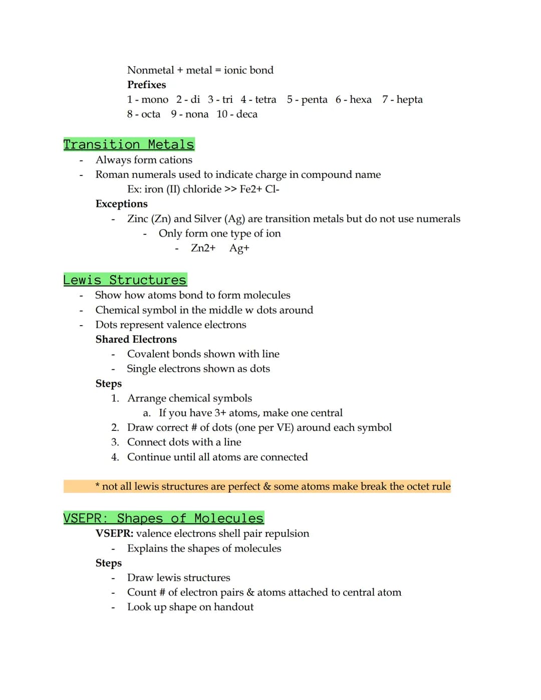 Chem final
*not an official study guide, just one I made from my notes from chem
Sig. Figs.
Any #/digit not a zero
Any zero between sig. dig