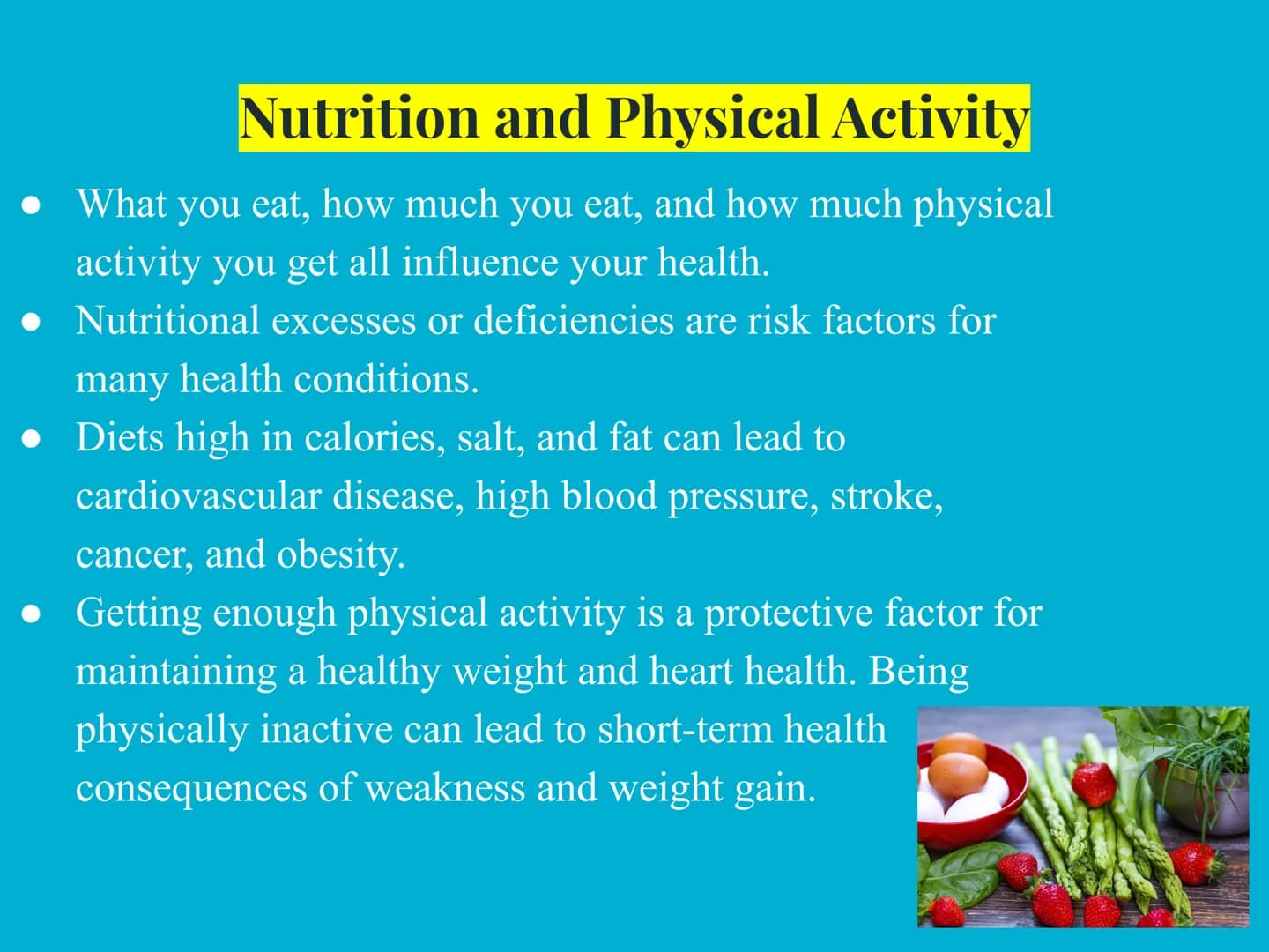 Bell Ringer
Check Your Health and Wellness Skills (on google
classroom) Health-state of
complete physical,
mental and emotional,
and social 