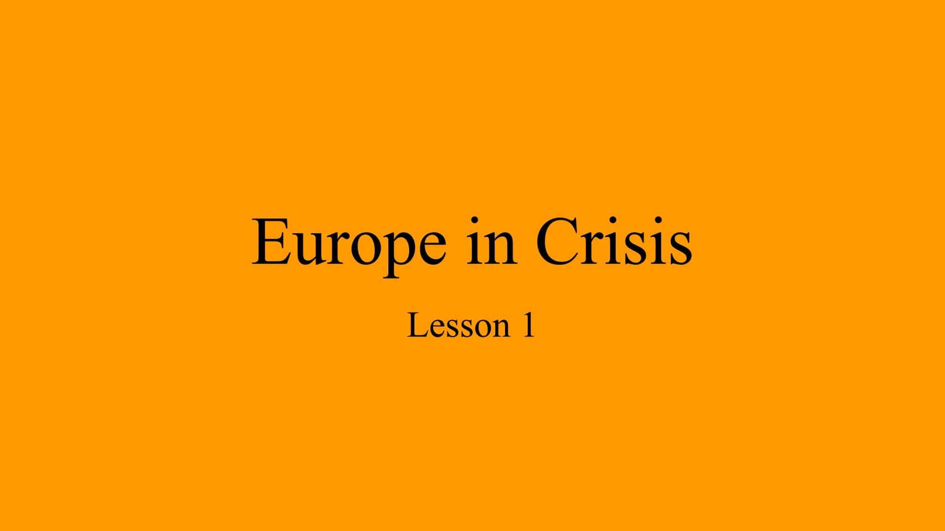 Conflict Absolism
in Europe 1550-1715
Chapter 5 Europe in Crisis
Lesson 1 Heretic
One who does not conform to established doctrine.
Spain ha