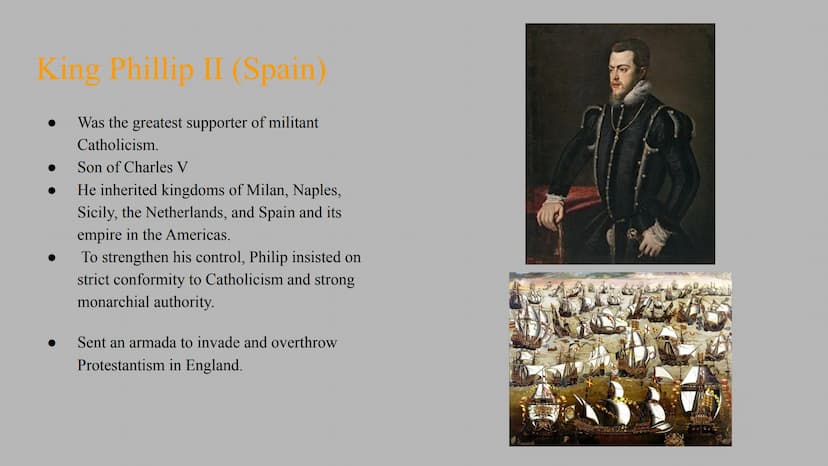 Conflict Absolism
in Europe 1550-1715
Chapter 5 Europe in Crisis
Lesson 1 Heretic
One who does not conform to established doctrine.
Spain ha