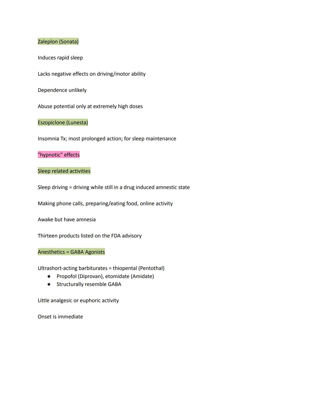 Sedative-Hypnotic and Anxiolytic Medications
Historical background
19th century
Bromide, chloral hydrate= sleep inducing agents
Barbiturates