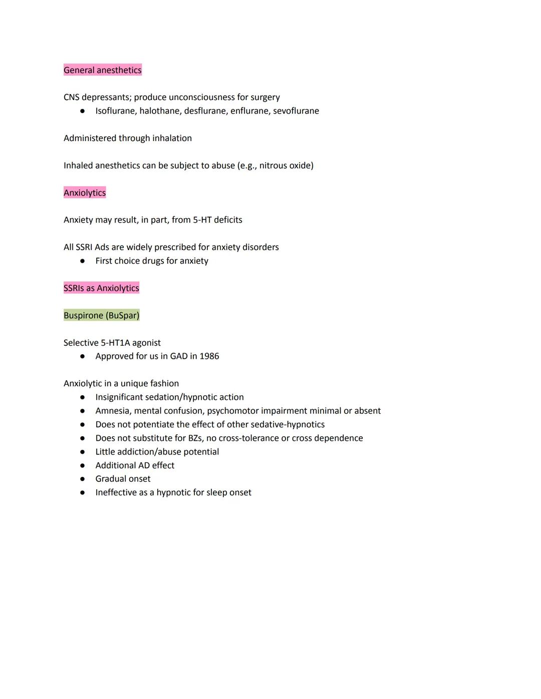 Sedative-Hypnotic and Anxiolytic Medications
Historical background
19th century
Bromide, chloral hydrate= sleep inducing agents
Barbiturates