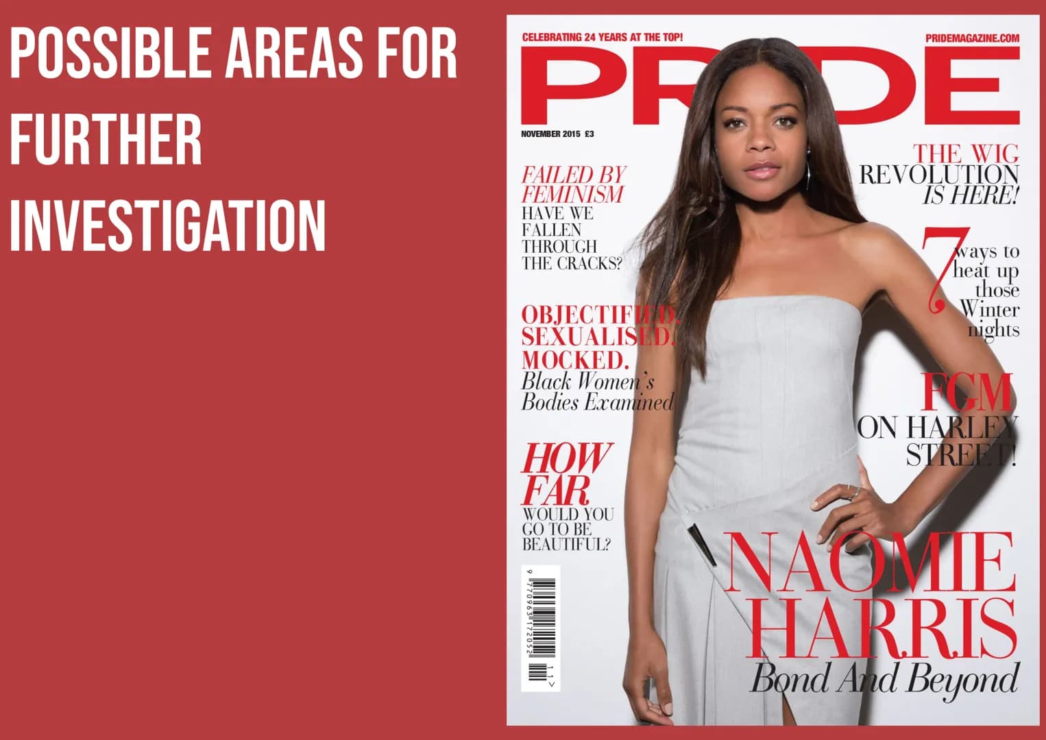 CONSIDER HOW MEDIA
LANGUAGE CREATES
AND COMMUNICATES
MEANING
CELEBRATING 24 YEARS AT THE TOP!
PRODE
NOVEMBER 2015 £3
FAILED BY
FEMINISM
HAVE