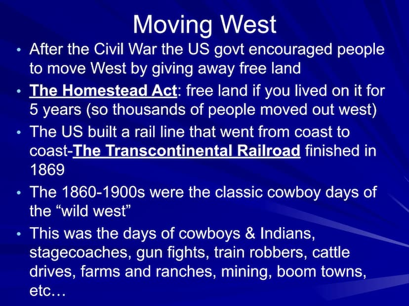Westward Expansion
EQ: How does our nation change
US Spreads West?
WI
as the Manifest Destiny: Heading West
The idea that the United States 