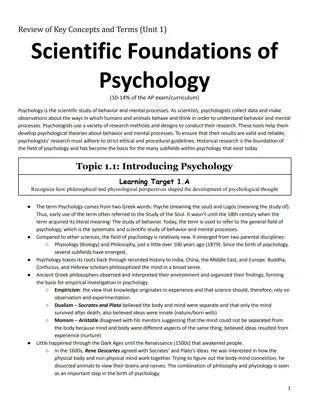 Know Scientific Foundations Of Pyschology thumbnail