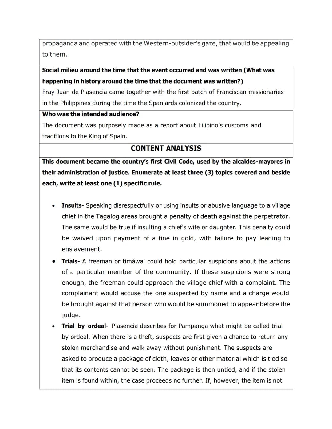GHIST-READINGS IN PHILIPPINE HISTORY- 3427
MODULE 1 UNIT 2.2: EVALUATION
Exercise once again the skill for doing context and text (content) 